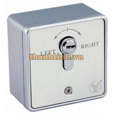Nút công tắc mở cửa có chìa khóa YLI YKS-851EN (Nút exit có chìa)