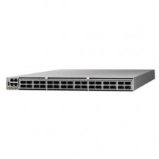 Bộ khung thiết bị định tuyến Cisco 8200 1 RU Chassis with 32x400GbE QSFP56-DD with IOS XR and HBM Cisco 8201-32FH