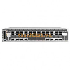 Bộ khung thiết bị định tuyến Cisco 8200 2 RU Chassis with 32x400GbE QSFP56-DD MACsec with IOS XR and HBM Cisco 8202-32FH-M