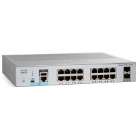 Thiết bị chuyển mạch Cisco Catalyst 1000 16-port GE, Ext PS, 2x1G Port SFP C1000-16T-E-2G-L