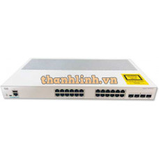 Thiết bị chuyển mạch Cisco Catalyst 1000 24-port GE POE+, 370W 4x1G SFP C1000-24FP-4G-L