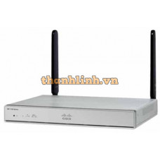C1111-4PWE - Cisco 1100 Series Integrated Services Routers, ISR 1100 4 Ports Dual GE WAN Router w/ 802.11ac -E WiFi
