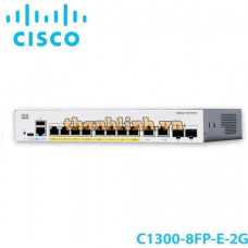 Switch Layer 3 Cisco Catalyst C1300-8FP-2G | 8 Port PoE + | 2 Port Combo Uplink | 120W