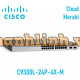 Switch Managed PoE+ Cisco Catalyst C9300L-24P-4X-M | 24 Ports GE | 4x10G uplink | 505W | Cloud Meraki