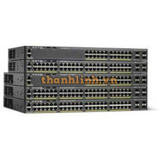 Thiết bị chuyển mạch Catalyst 9300 48-port fixed uplinks PoE+, 4X10G uplinks Cisco C9300L-48P-4X-A