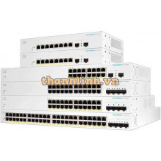 Thiết bị chuyển mạch Cisco CBS220 Smart 24-port GE, 4x1G SFP CBS220-24T-4G-EU