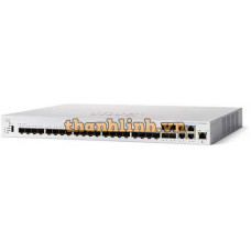 Bộ chia mạng CBS350 Managed 24-port SFP+, 4x10GE Shared Cisco CBS350-24XS-EU