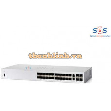 Bộ chia mạng CBS350 Managed 24-port 10GE, 4x10G SFP+ Shared Cisco CBS350-24XT-EU