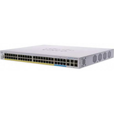 Bộ chia mạng CBS350 Managed 8-port 5GE, 40-port GE, PoE, 4x10G SFP+ Cisco CBS350-48NGP-4X-EU