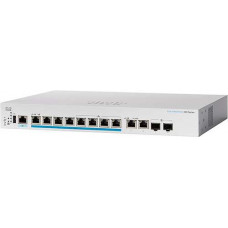 Bộ chia mạng CBS350 Managed 8-port 2.5GE, PoE, 2x10G combo Cisco CBS350-8MP-2X-EU