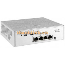 Bộ chuyển mạch Cisco Catalyst Micro Switch 4 Port 1G PoE+, 1 Port 1G RJ45 + 1 Port 1G RJ45/SFP Uplink, DC, LAN Lite Cisco CMICR-4PT