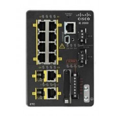 Thiết bị chuyển mạch công nghiệp Cisco IE-2000-8TC-B có 8x FE, 2x FE combo, Lan Base