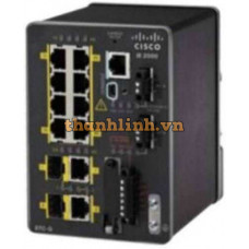 Thiết bị chuyển mạch công nghiệp Cisco IE-2000-8TC-G-L có 8 FE ports, 2 GE Combo, Lan Lite