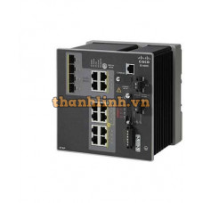 Thiết bị chuyển mạch công nghiệp Cisco IE-4000-4T4P4G-E có 4 FE, 4 FE PoE+, 4 GE Combo Uplink