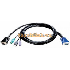 3m PS2 KVM cable for KVM-440/450 switch D-LINK KVM-402