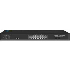 16-Port 10/100/1000Base-TX PoE Switch G-NET GX-PES-2GX16GP-SFP