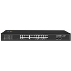 24-Port 10/100/1000Base-TX PoE Switch G-NET GX-PES-2GX24GP-SFP