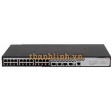 24-Port GE PoE + 4-Port 1000Base-X SFP Managed Layer 2 Switch H3C S1850V2-28P-HPWR-EI