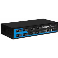 Media Converter Unmanaged Fiber Switch HASIVO F1200-8FX-2G (Mode B)