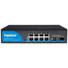 8-port 10/100/1000Mbps PoE + 2-port SFP Switch Hasivo S1200P-8G-2S