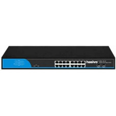 Media Converter Unmanaged Fiber Switch HASIVO S2800-16G-2S