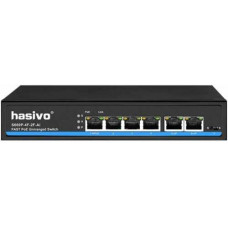 4-Port FE PoE + 2-Port FE Uplink Switch HASIVO S600P-4F-2F-AI