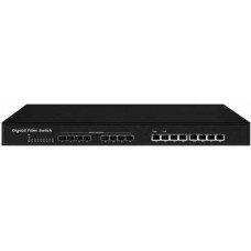 Media Converter Unmanaged Fiber Switch HASIVO SW08S08G