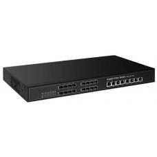 Media Converter Unmanaged Fiber Switch HASIVO SW16S08G