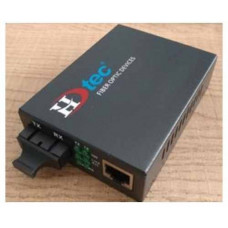 Bộ chuyển đổi 2 Core Quang HDTEC Converter 2 core Quang 1 Port 1G