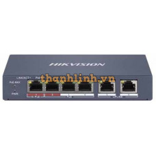 Smart Managed 4-Port 100Mbps Hi-PoE Switch HIKVISION DS-3E1106HP-EI