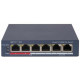 4 Port Fast Ethernet Smart PoE Switch HIKVISION DS-3E1106P-EI