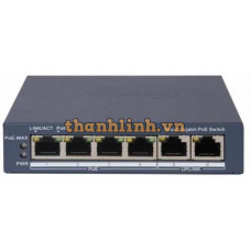 4 Port Gigabit Smart PoE Switch HIKVISION DS-3E1506P-EI