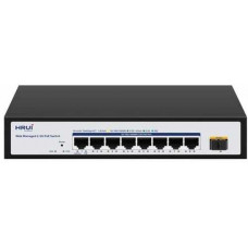 8-Port PoE 2.5G Web-Smart Switch HRUI HR-AFGW-SWTG218ANS-150