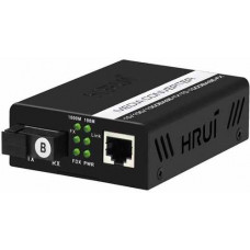 Media Converter Gigabit Single Mode HRUI HR100W-GE-25-R