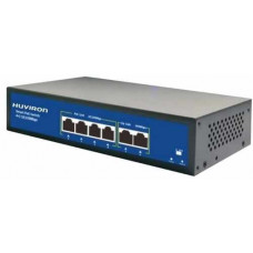 4-port 10/100M PoE Switch HUVIRON F-SP3-4F2F-BL