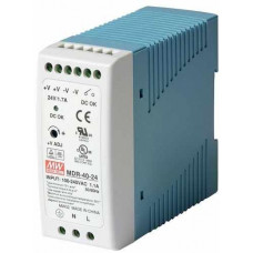 Din-Rail Power Supply 40W/24V MEAN WELL PWR-40-24 (MDR-40-24)