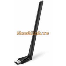 Bộ chuyển đổi USB Wi-Fi băng tần kép độ lợi cao AC650 MERCUSYS MU6H