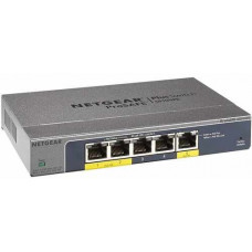 5-Port Gigabit Ethernet PD-Powered/PoE Pass-thru Plus Switch NETGEAR GS105PE