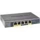 5-Port Gigabit Ethernet PD-Powered/PoE Pass-thru Plus Switch NETGEAR GS105PE