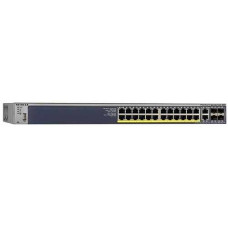 26-Port Gigabit PoE and 4-port SFP Managed Switch NETGEAR M4100-26G-PoE (GSM7226LP)