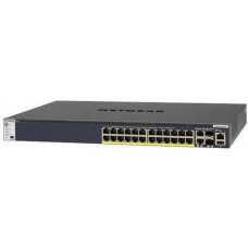 24x1G PoE+ with 2x10GBASE-T and 2xSFP+ Stackable Managed Switch NETGEAR M4300-28G-PoE+ (GSM4328PA)