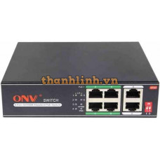 4-port 10/100M PoE Switch ONV H1064PLS