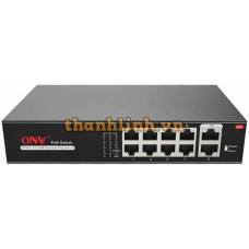 10-Ports 10/100Mbps AI PoE Switch ONV ONV-H1108PSD