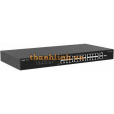 24-Port 10/100Mbps with 2-Port Gigabit Unmanaged PoE Switch RUIJIE RG-ES126FGS-P