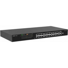 24-Port 10/100Mbps with 2-Port Gigabit Unmanaged PoE Switch RUIJIE RG-ES126FGS-P