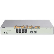 Bộ chia mạng 8-Port Multi-Gigabit + 2-Port SFP+ Layer 2 Managed Switch RUIJIE RG-NBS3300-8MG2XS-P