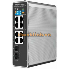 Bộ chia mạng 10-Port Cloud Managed Industrial Switch RUIJIE RG-NIS2100-8GT2SFP-HP