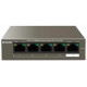 5-Port 10/100Mbps with 4-Port PoE Desktop Switch TENDA TEF1105P-4-63W