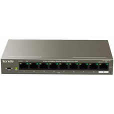 9-port 10/100Mbps with 8-port PoE Desktop Switch TENDA TEF1109P-8-63W