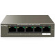 5-Port Gigabit Desktop PoE Switch TENDA TEG1105P-4-63W